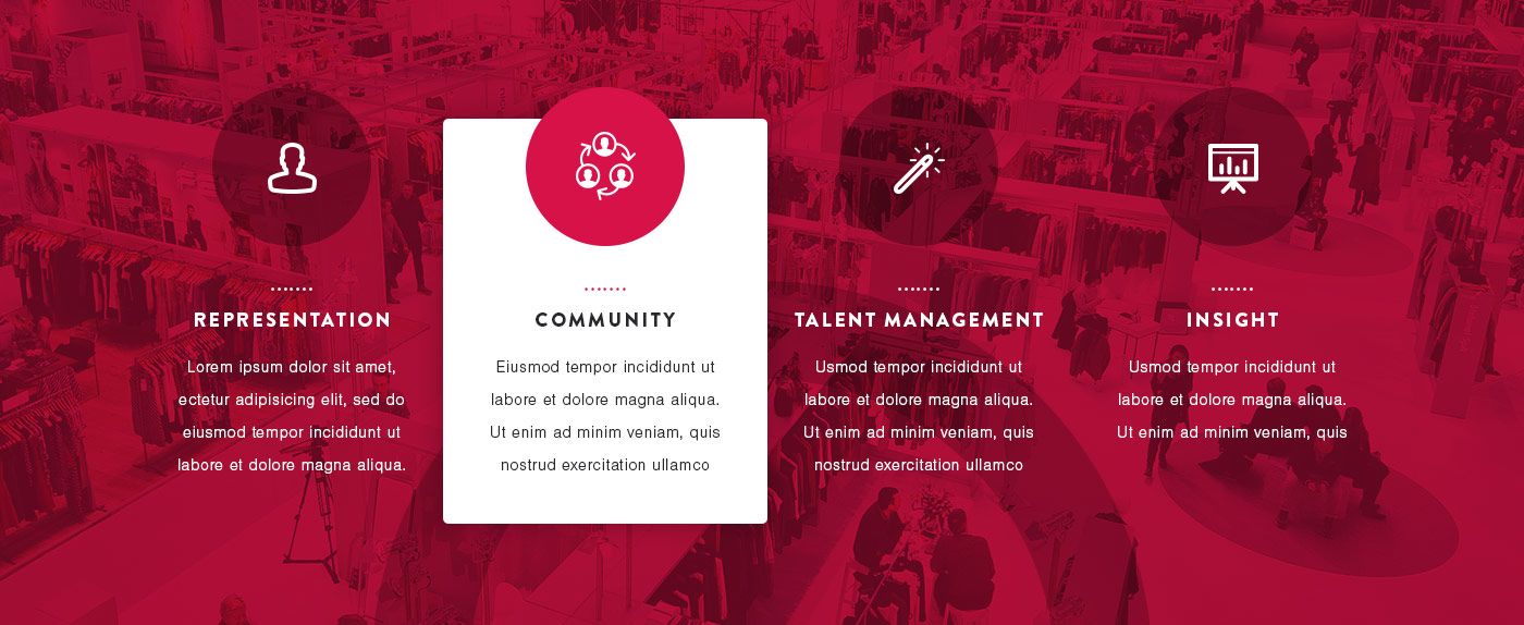 Featured call to actions